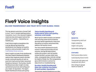 Five9 Voice Insights