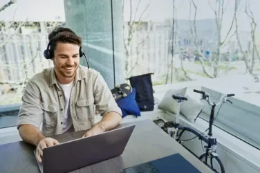 Man at Desk