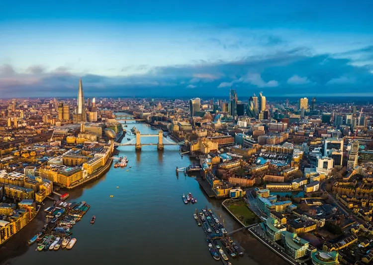 city view from the sky