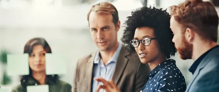 Group of people talking