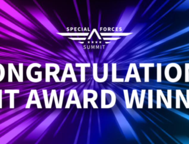 CONGRATULATIONS in all caps with pink and blue background